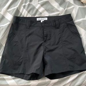 Black water proof shorts. Women’s 8